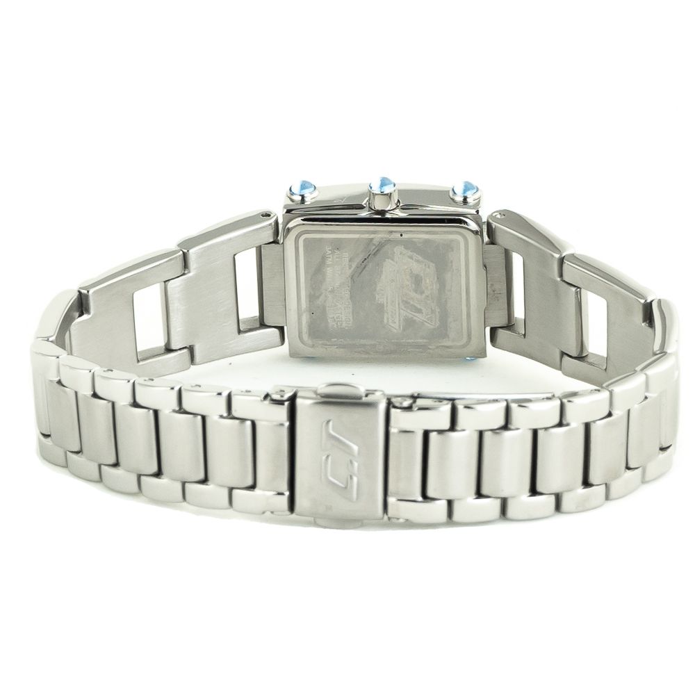 Chronotech Silver Stainless Steel Dress Watch