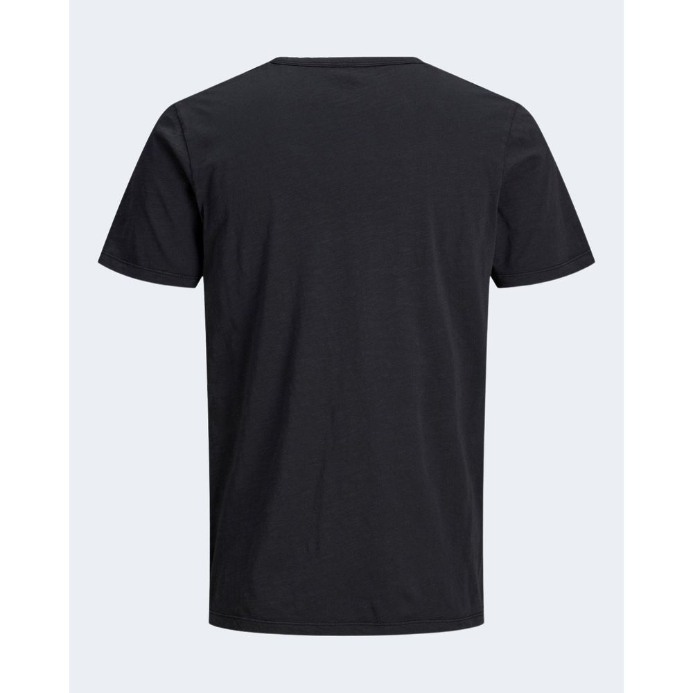 Jack Jones Black Cotton T-Shirt