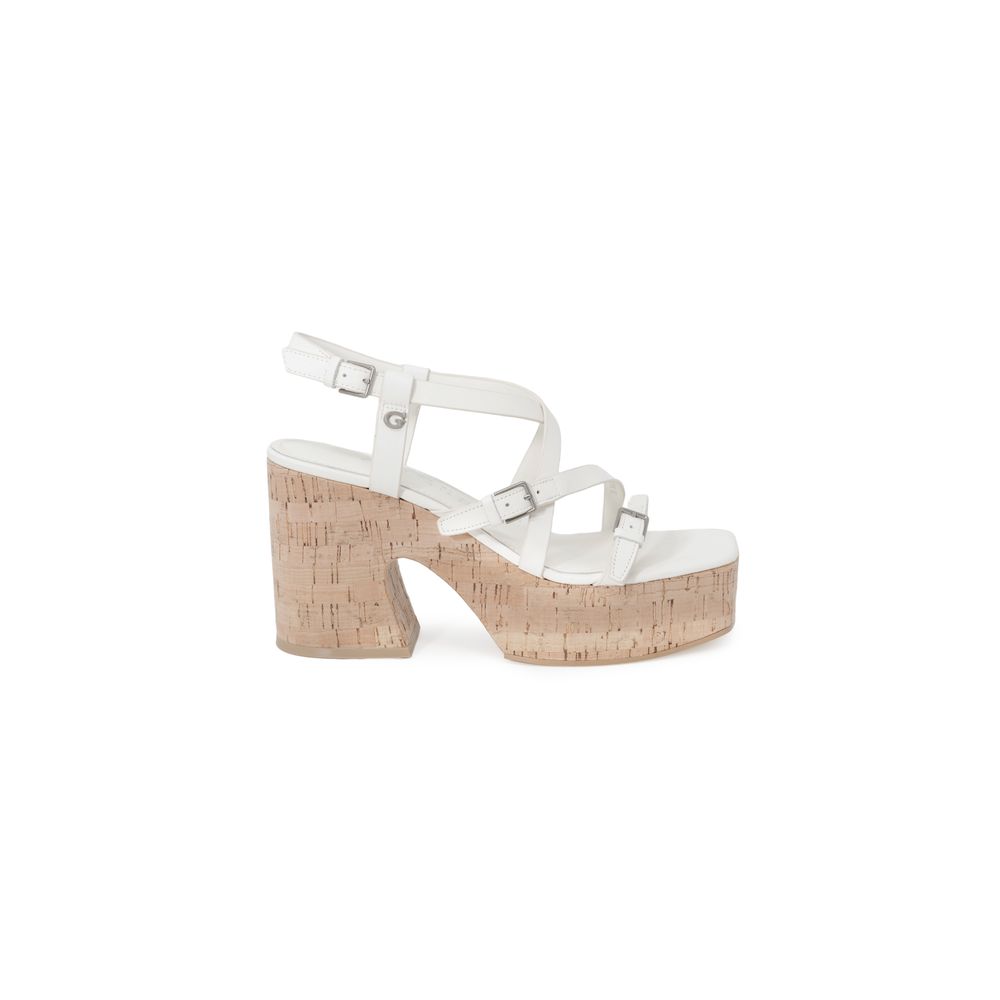 Guess Beige Leather High Heel