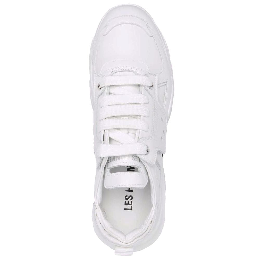 Les Hommes White Calfskin Sneaker