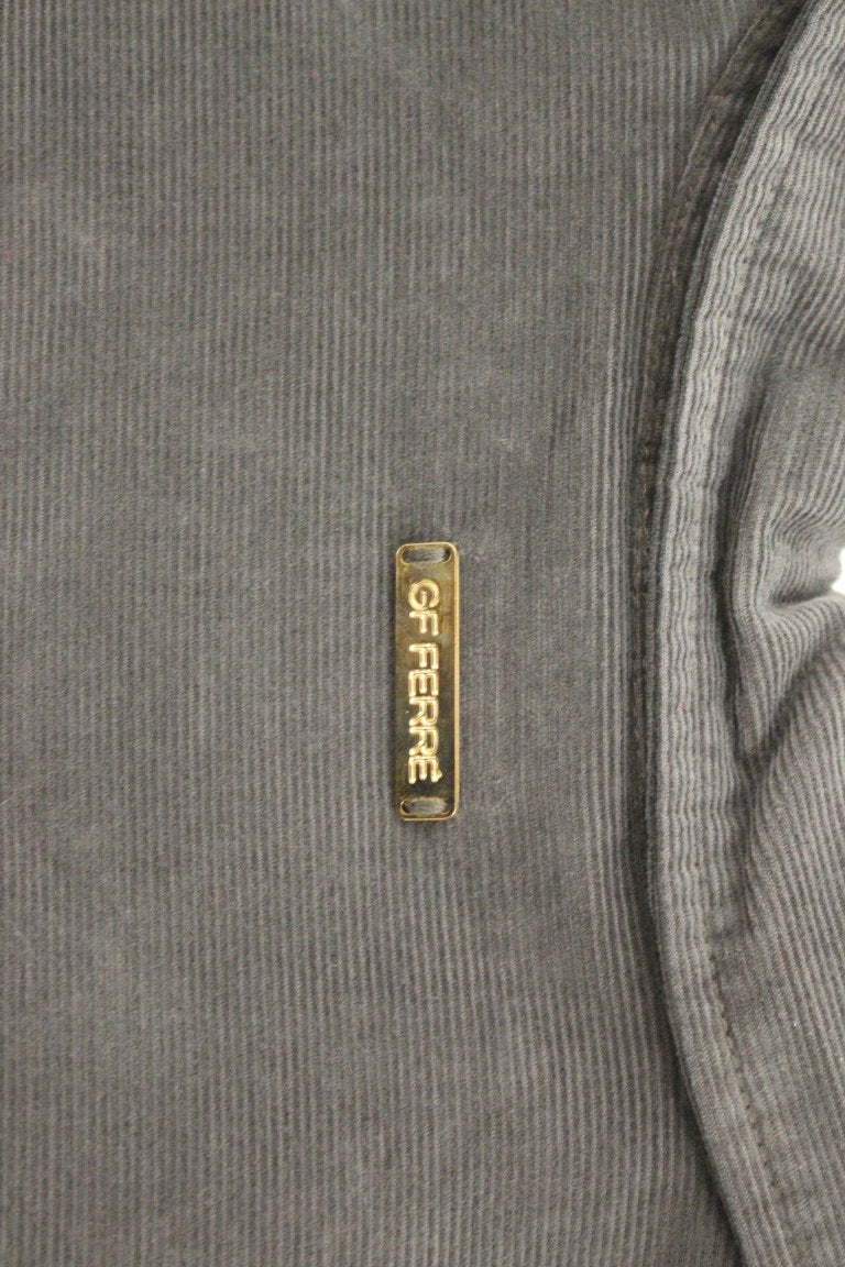 GF Ferre Green Button Front Cotton Casual Shirt