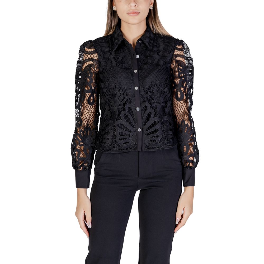 Morgan De Toi Black Polyester Shirt
