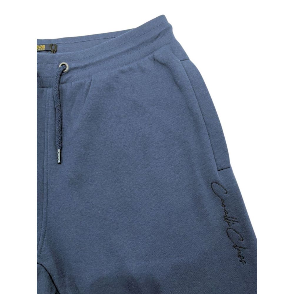 Cavalli Class Blue Polyester Women Sport Pant