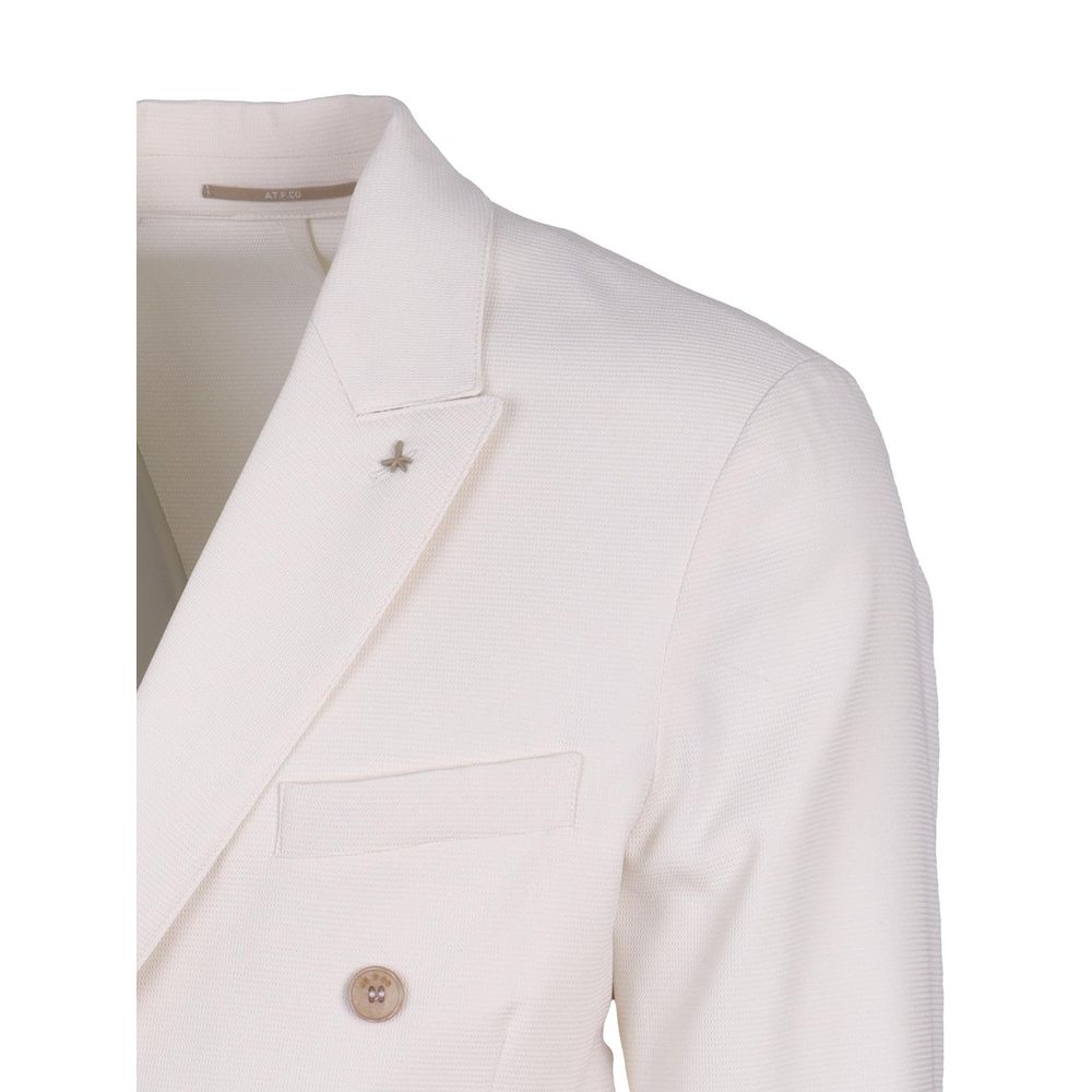 AT.P.CO White Polyester Men's Jacket