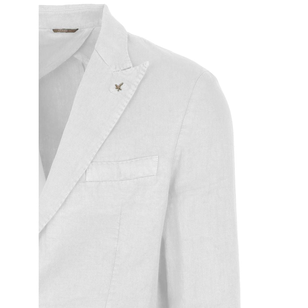 AT.P.CO White Linen Men Jacket