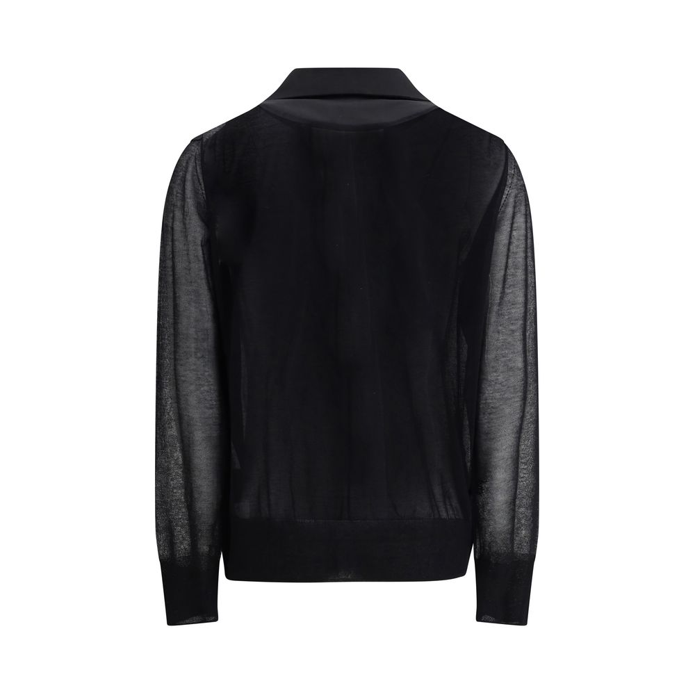Sacai Semi-transparent Blazer Jacket