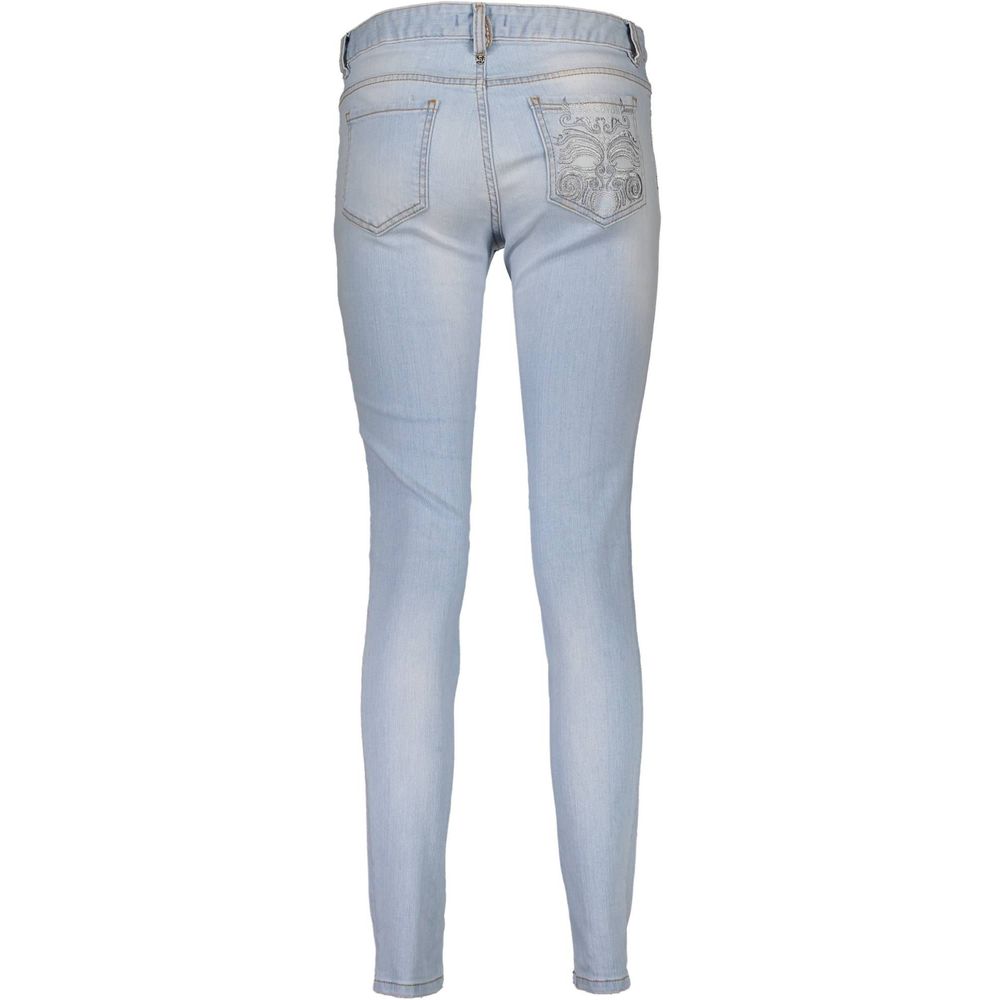 Just Cavalli Blue Cotton Jeans Denim