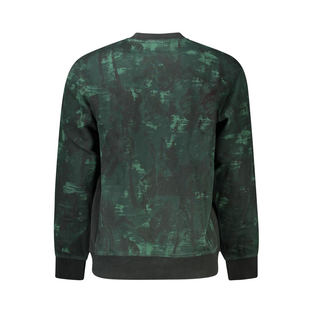 Hugo Boss Green Cotton Sweatshirt