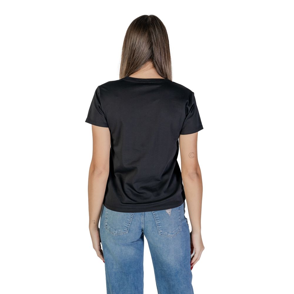Liu Jo Black Cotton Tops & T-Shirt