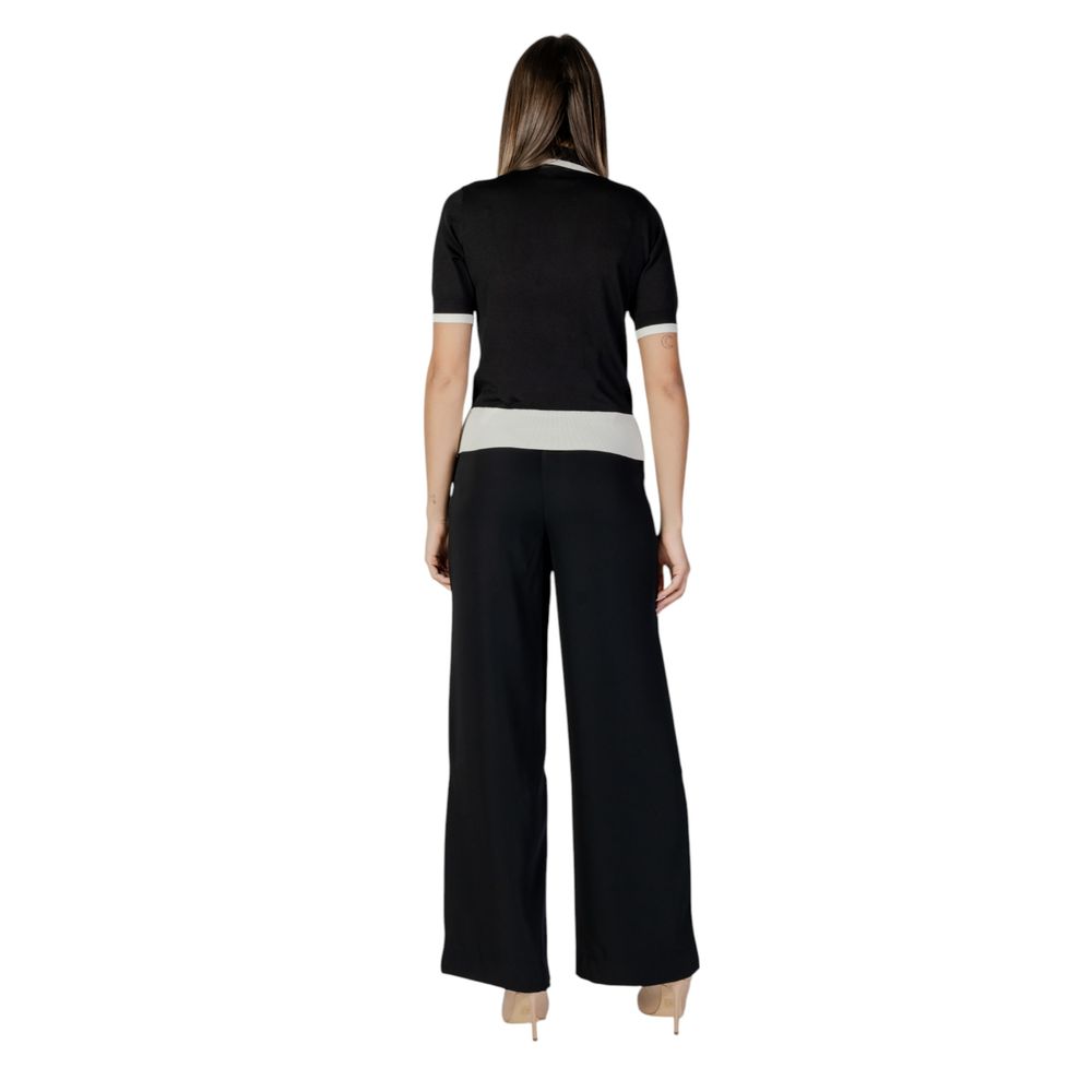 Liu Jo Black And White Viscose Tops & T-Shirt