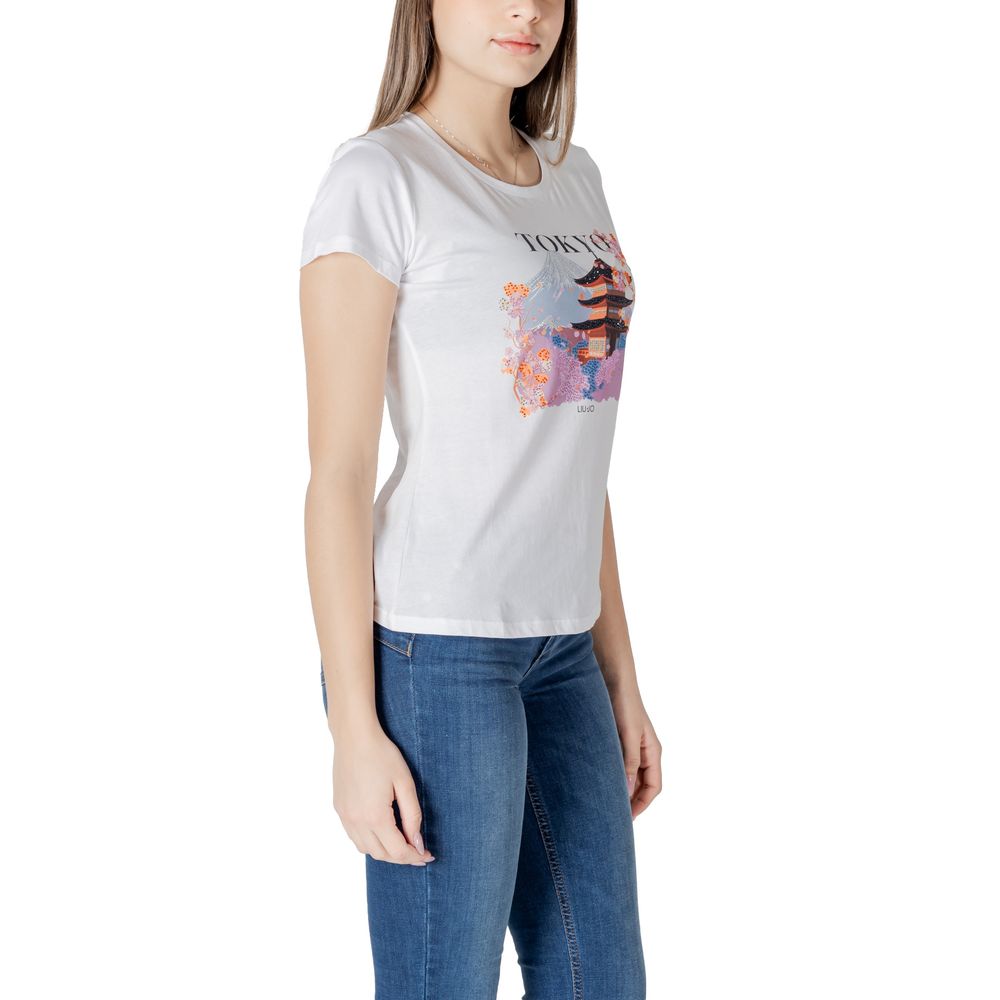Liu Jo White Cotton Tops & T-Shirt