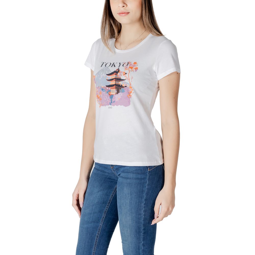 Liu Jo White Cotton Tops & T-Shirt