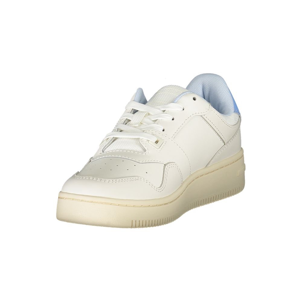 Tommy Hilfiger White Polyester Sneaker