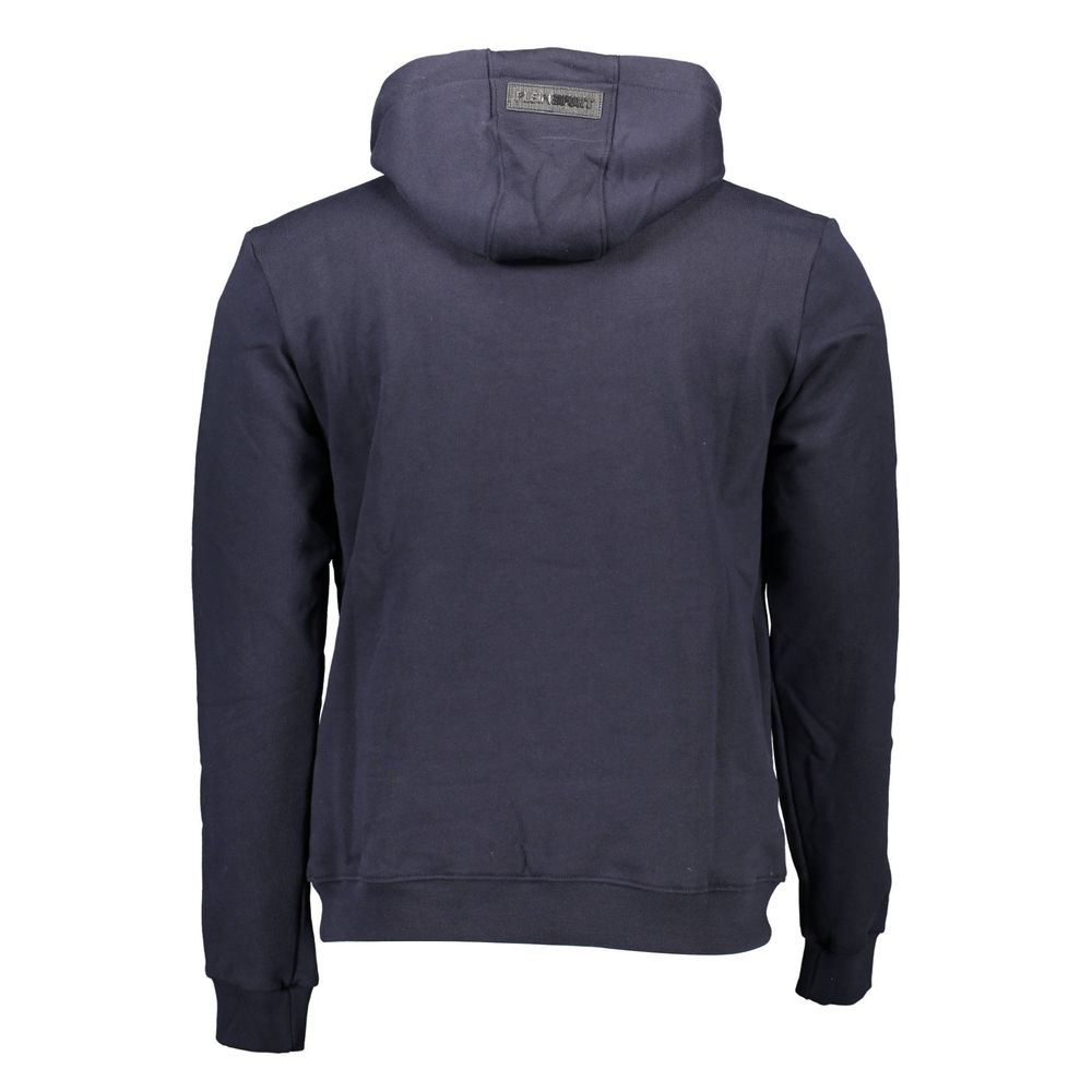 Plein Sport Blue Cotton Sweatshirt