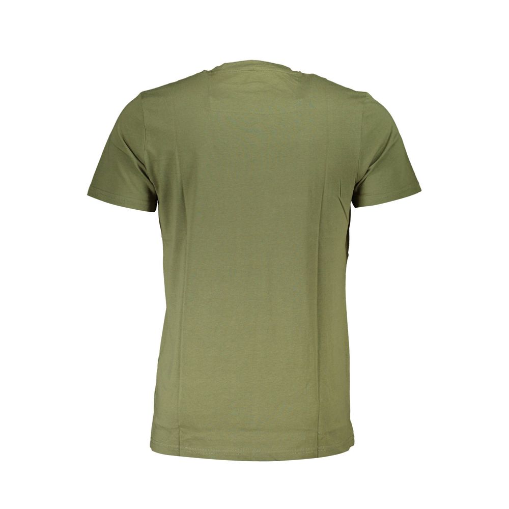 Cavalli Class Green Cotton T-Shirt