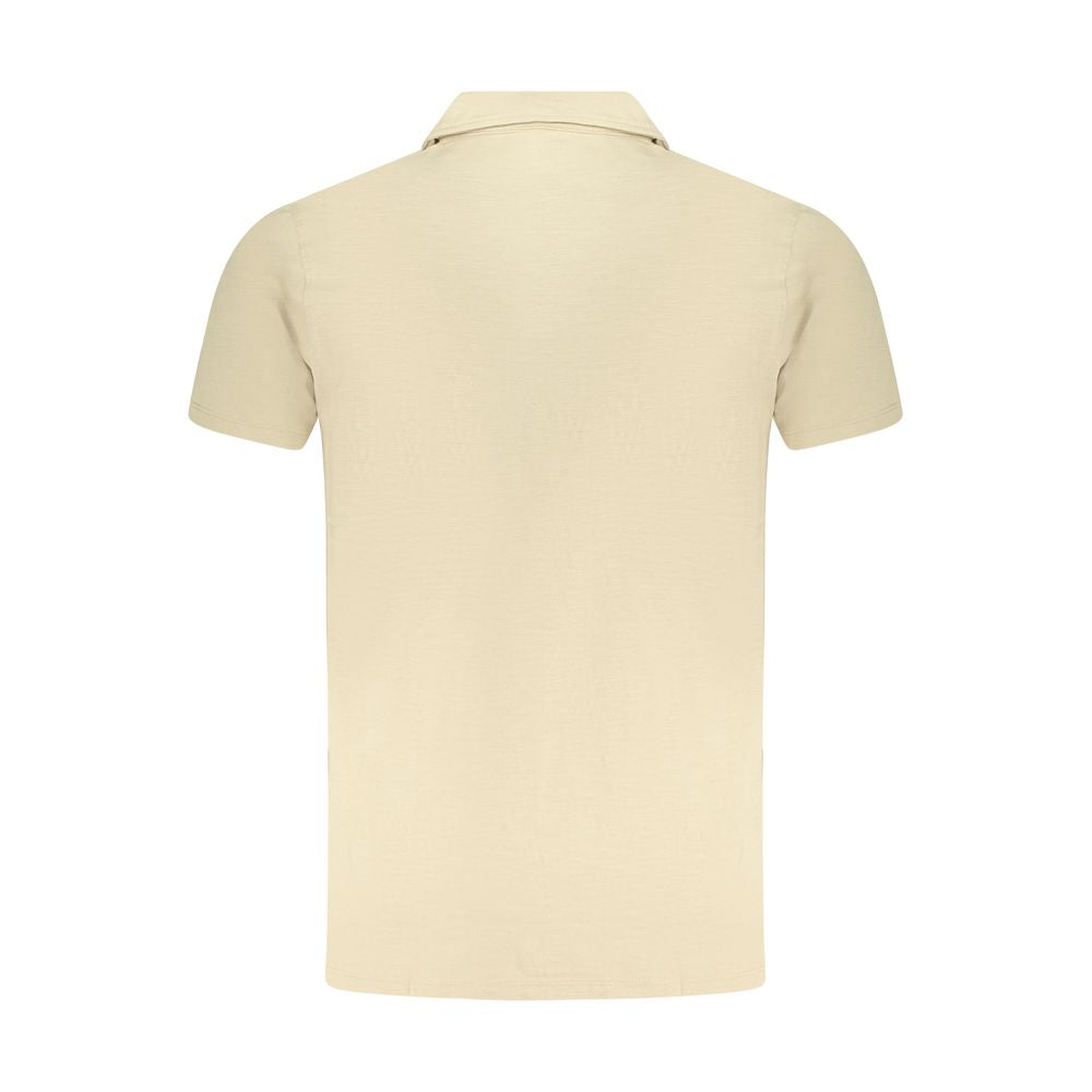 Guess Jeans Beige Cotton Men T-Shirt