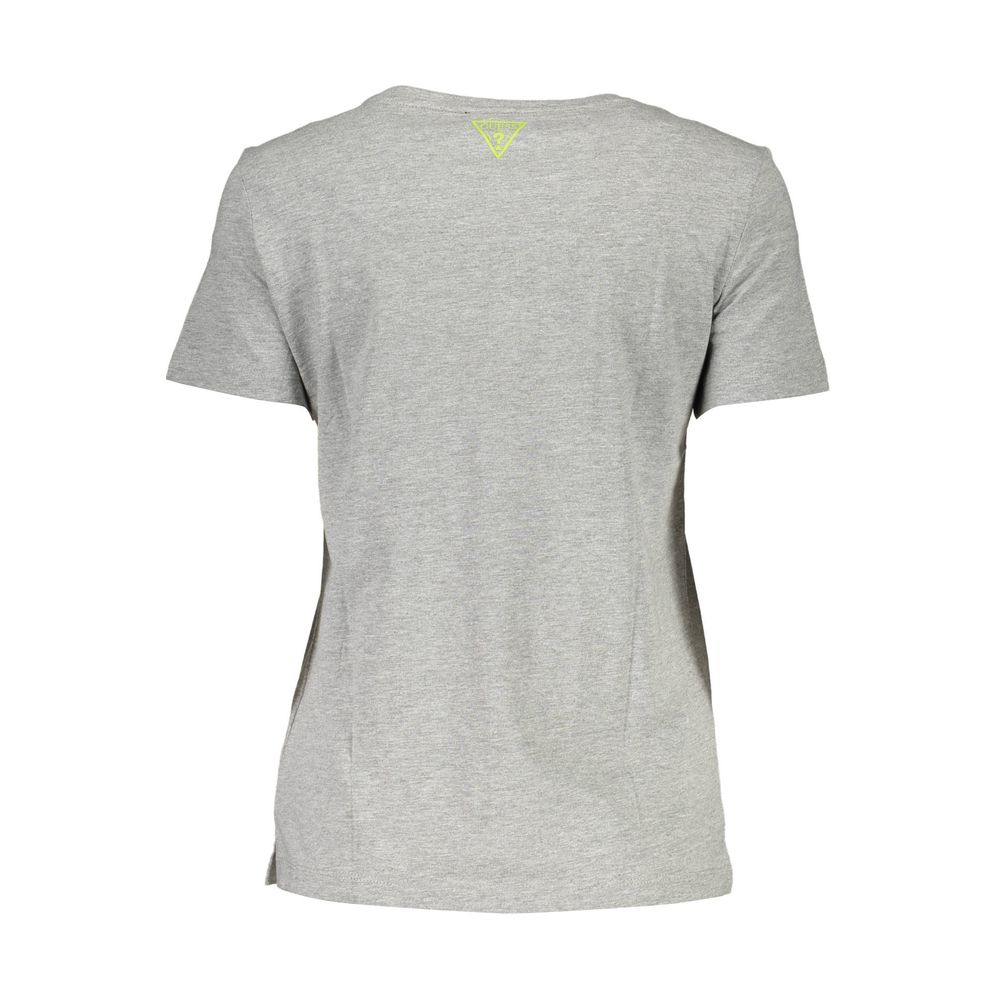 Guess Jeans Gray Cotton T-Shirt