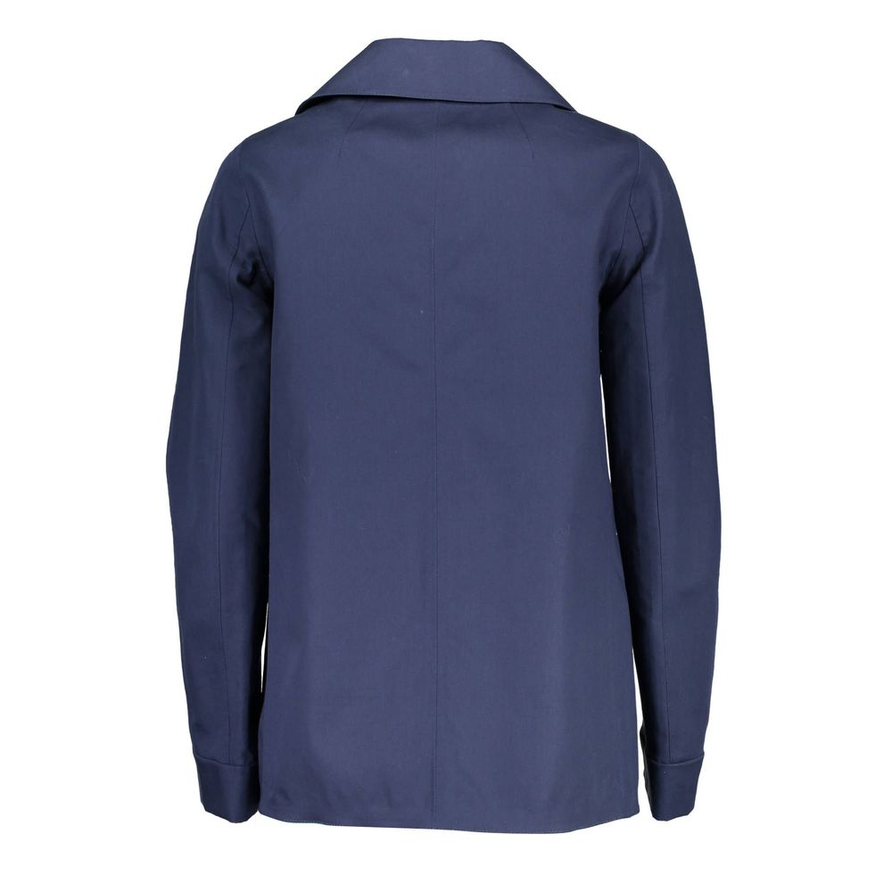 Gant Blue Cotton Jackets & Coat