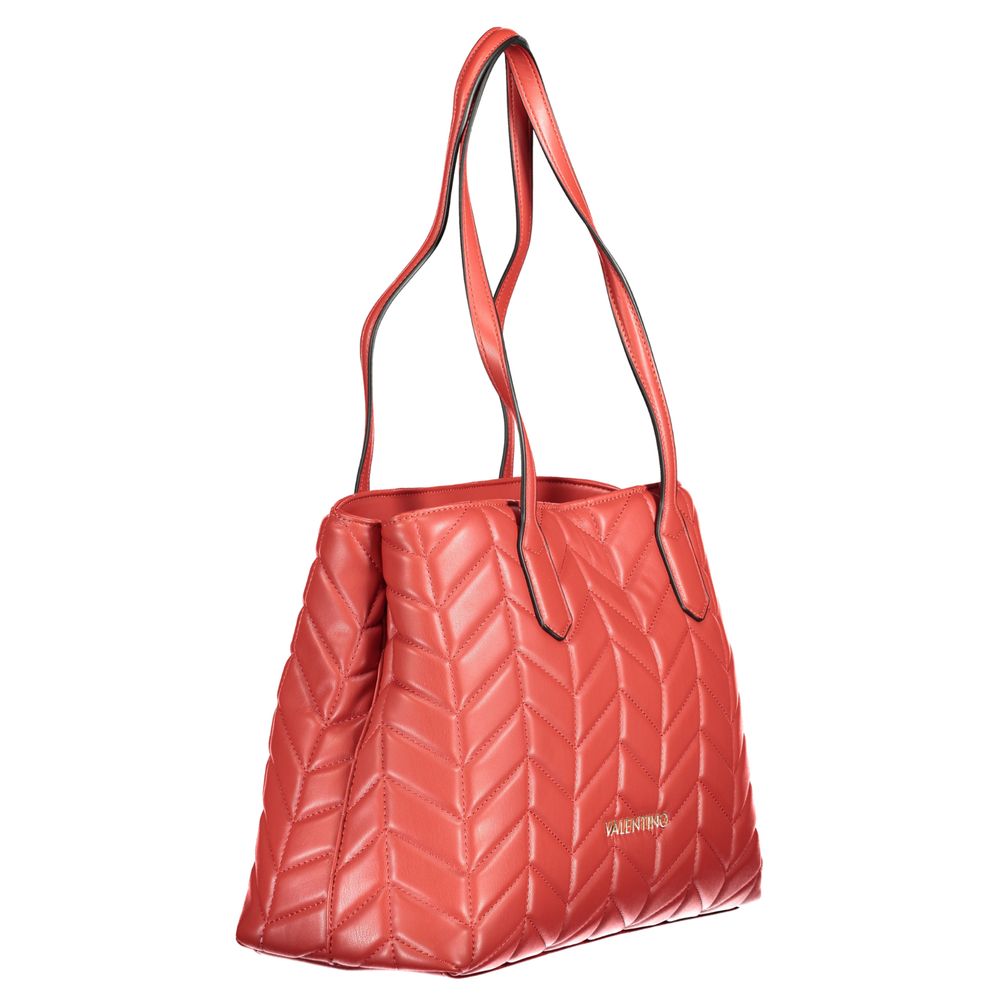 Mario Valentino Red Polyethylene Handbag