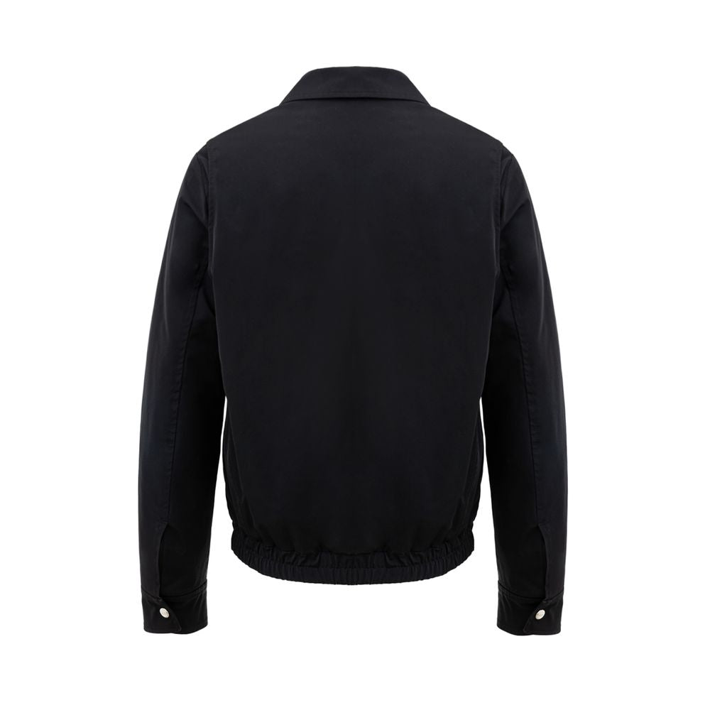 Ami Paris Black Polyester Jackets & Coat