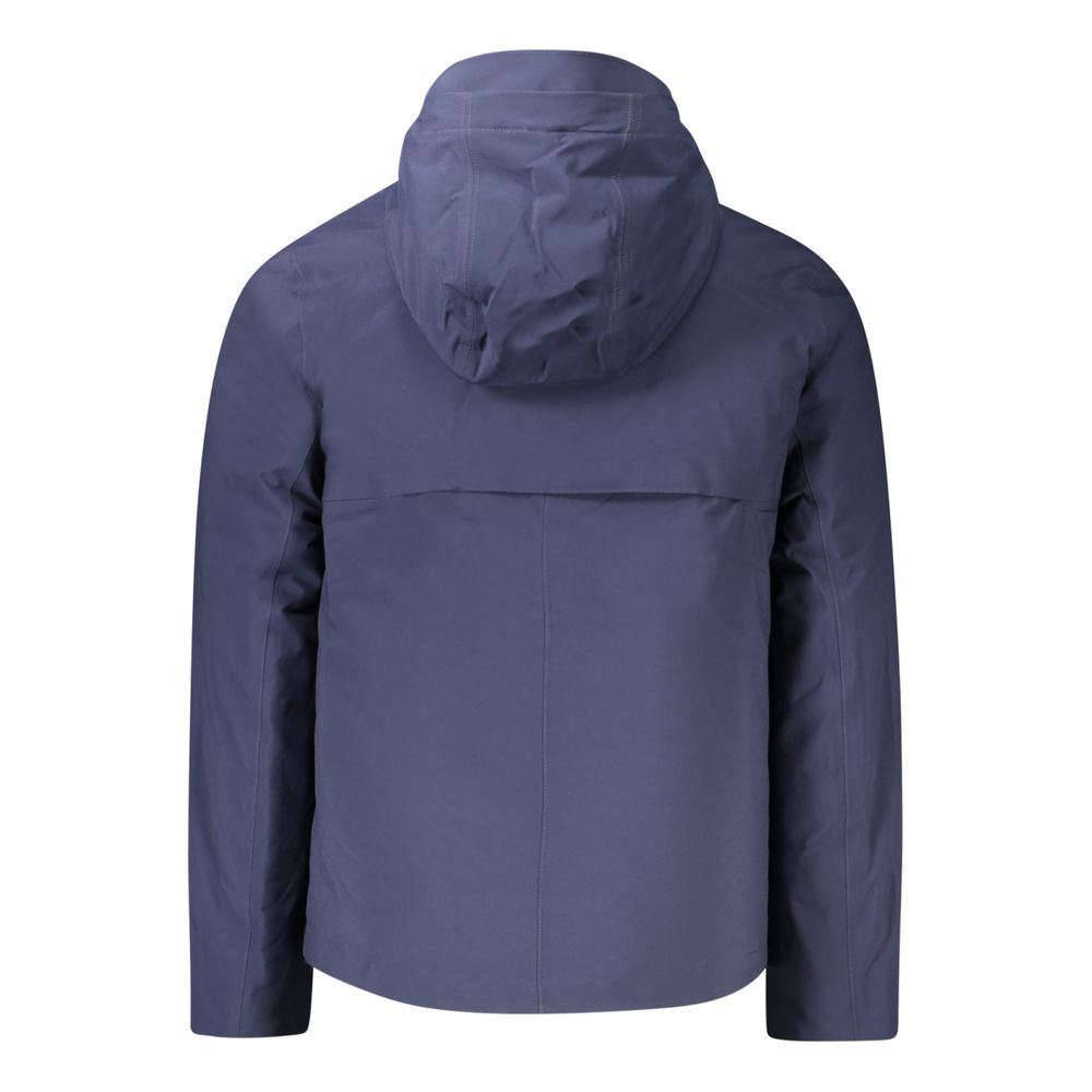 K-WAY Blue Polyester Jackets & Coat