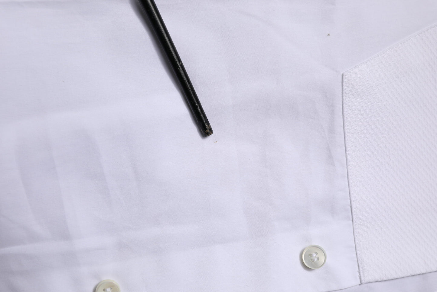 Dolce & Gabbana White Bib Cotton Poplin GOLD Formal Shirt