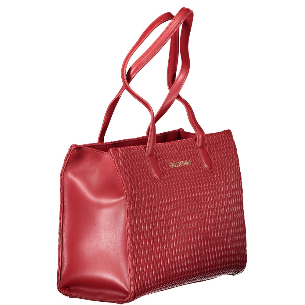 Mario Valentino Red Polyethylene Handbag