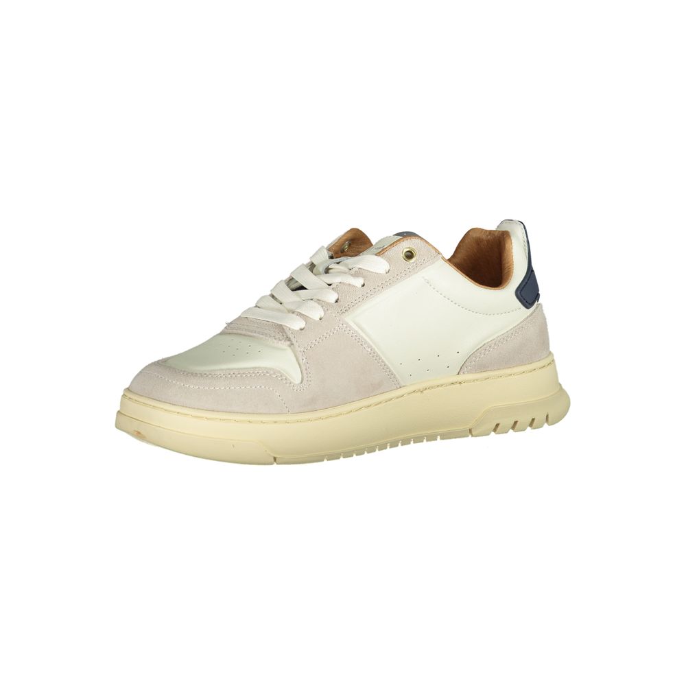 Blauer White Polyester Sneaker