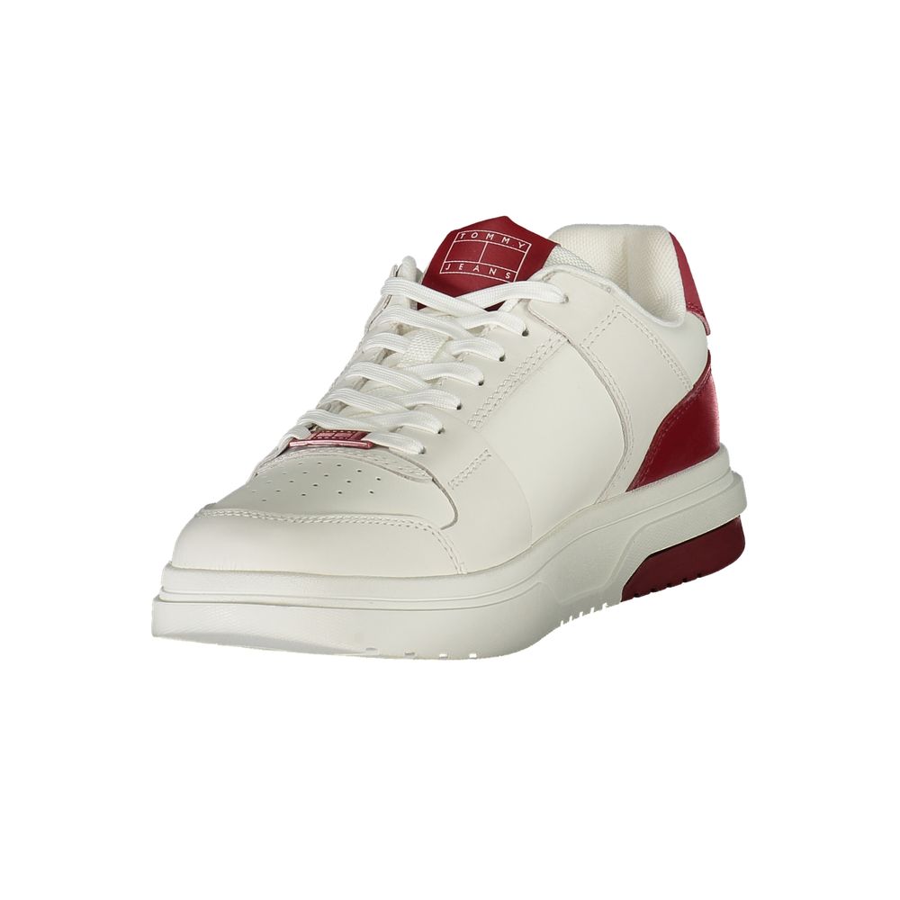 Tommy Hilfiger Red Polyester Sneaker