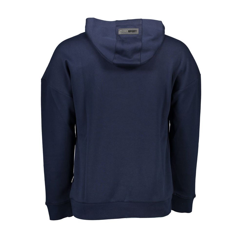 Plein Sport Blue Cotton Sweatshirt