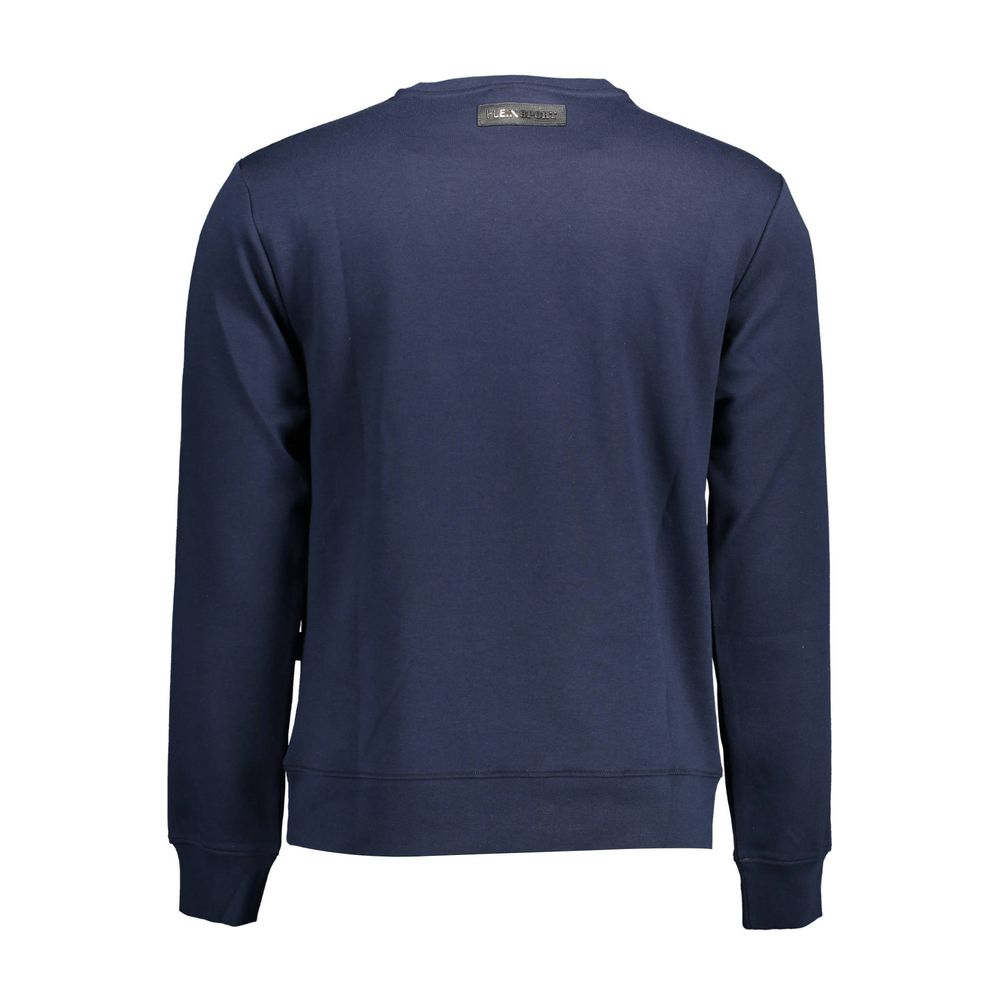 Plein Sport Blue Cotton Sweatshirt