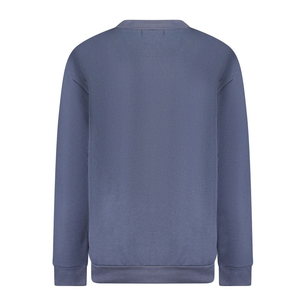 Cavalli Class Blue Cotton Sweatshirt