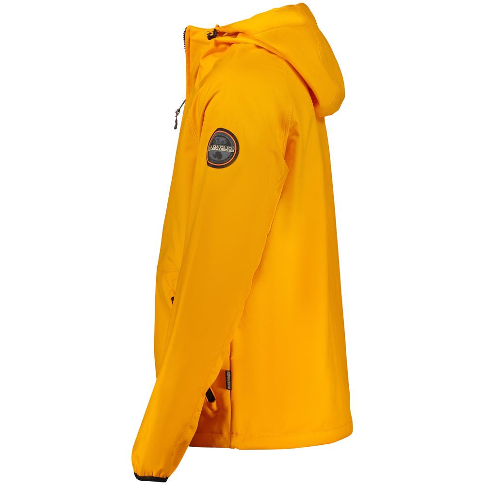 Napapijri Orange Polyester Jackets & Coat
