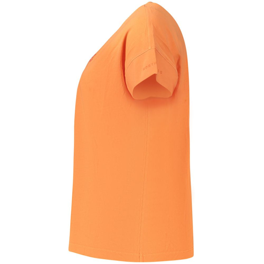 North Sails Orange Cotton T-Shirt
