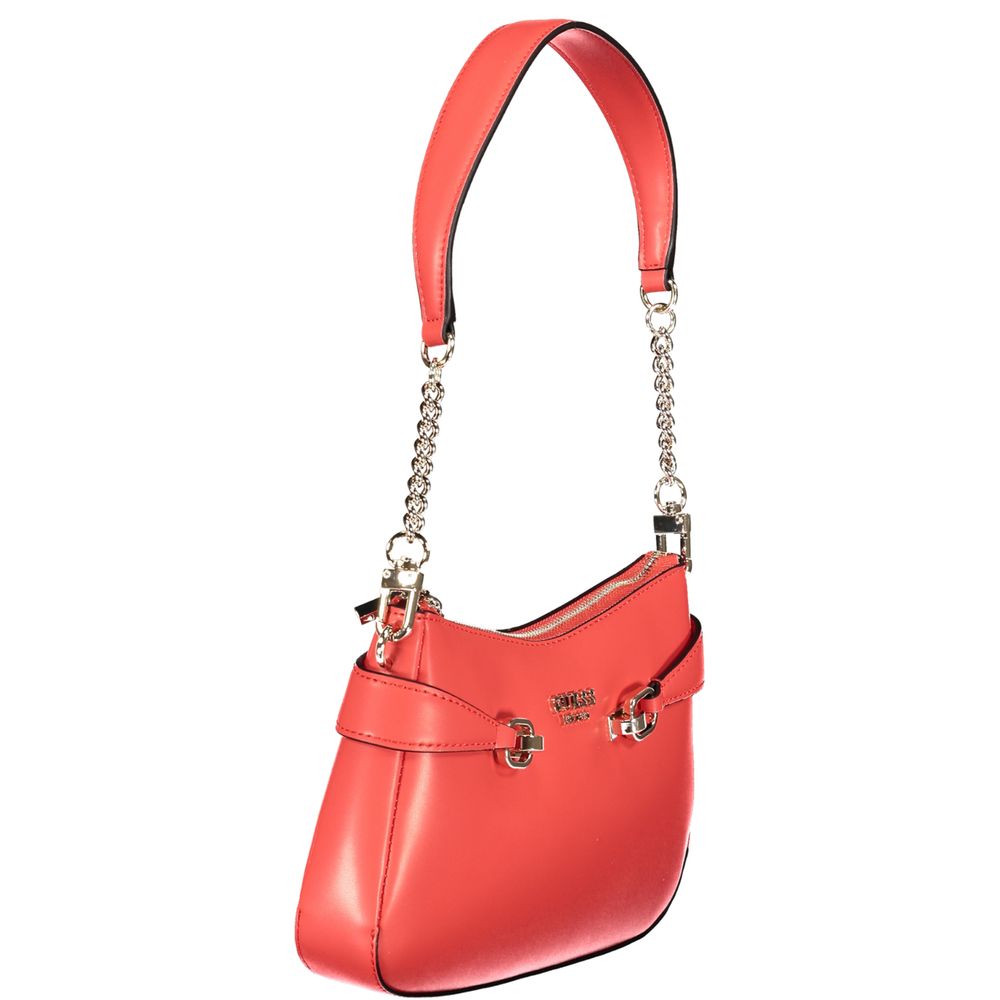 Guess Jeans Red Polyethylene Handbag