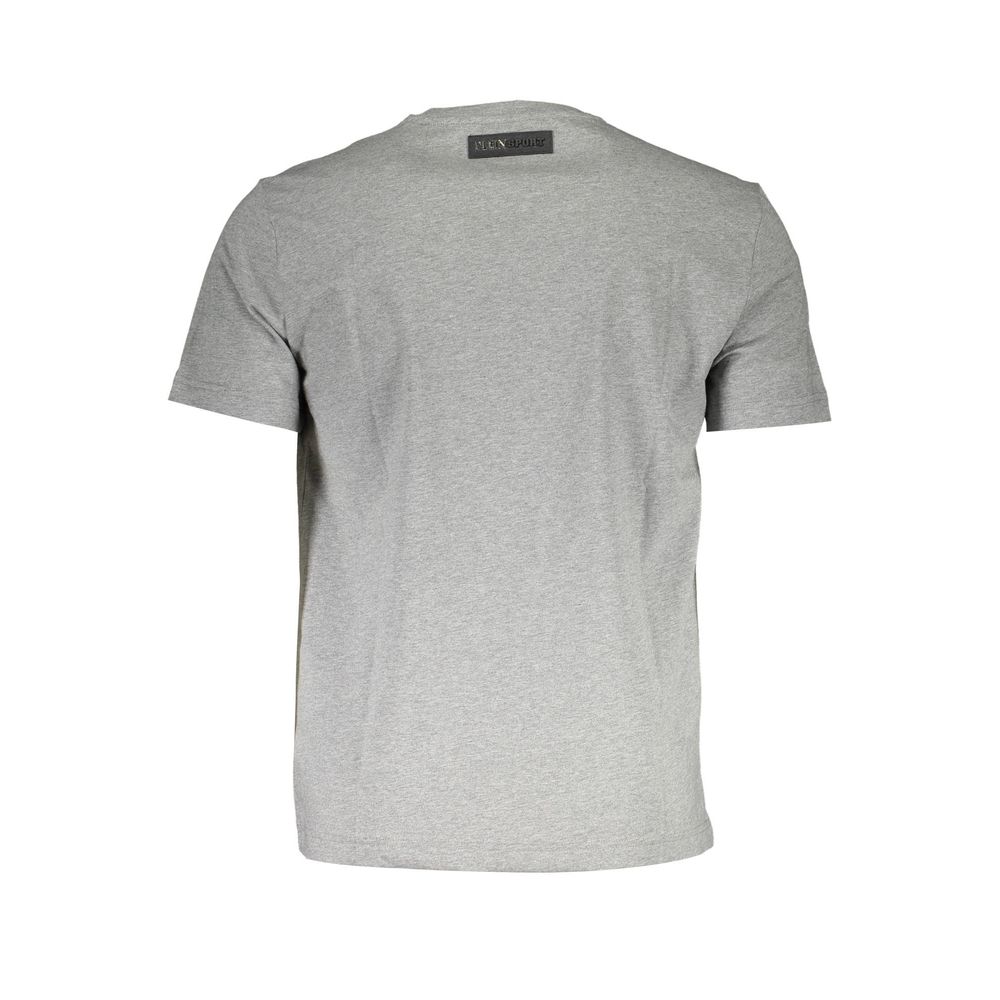 Plein Sport Gray Cotton T-Shirt