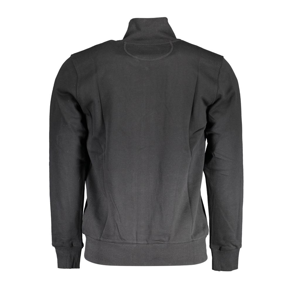 La Martina Black Cotton Sweatshirt