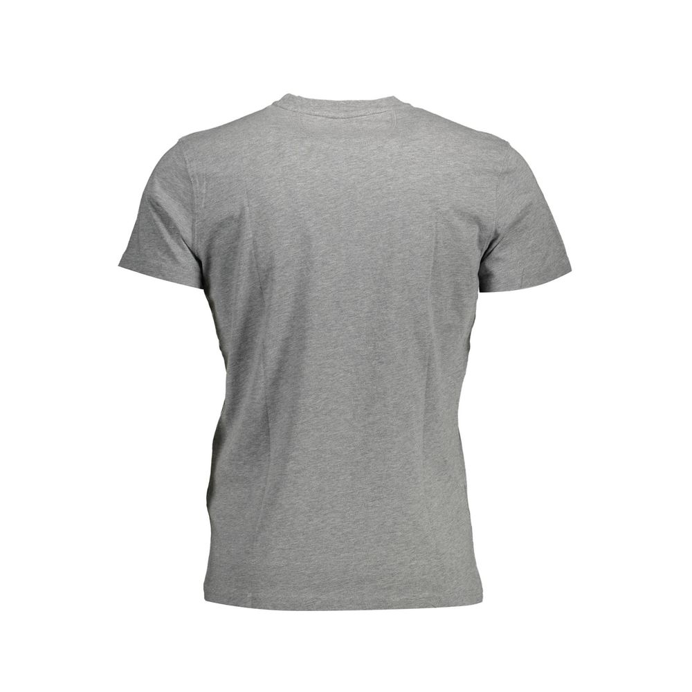 La Martina Gray Cotton T-Shirt