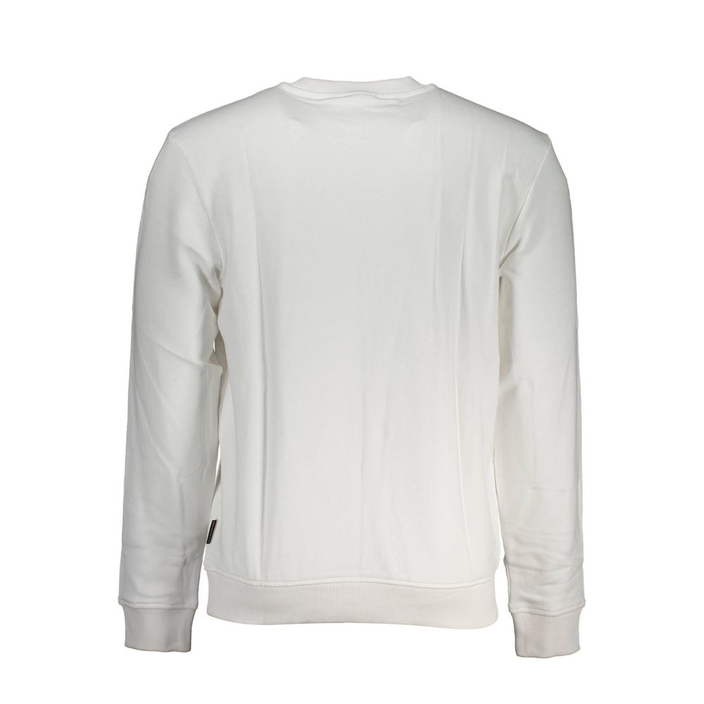 Napapijri White Cotton Sweatshirt