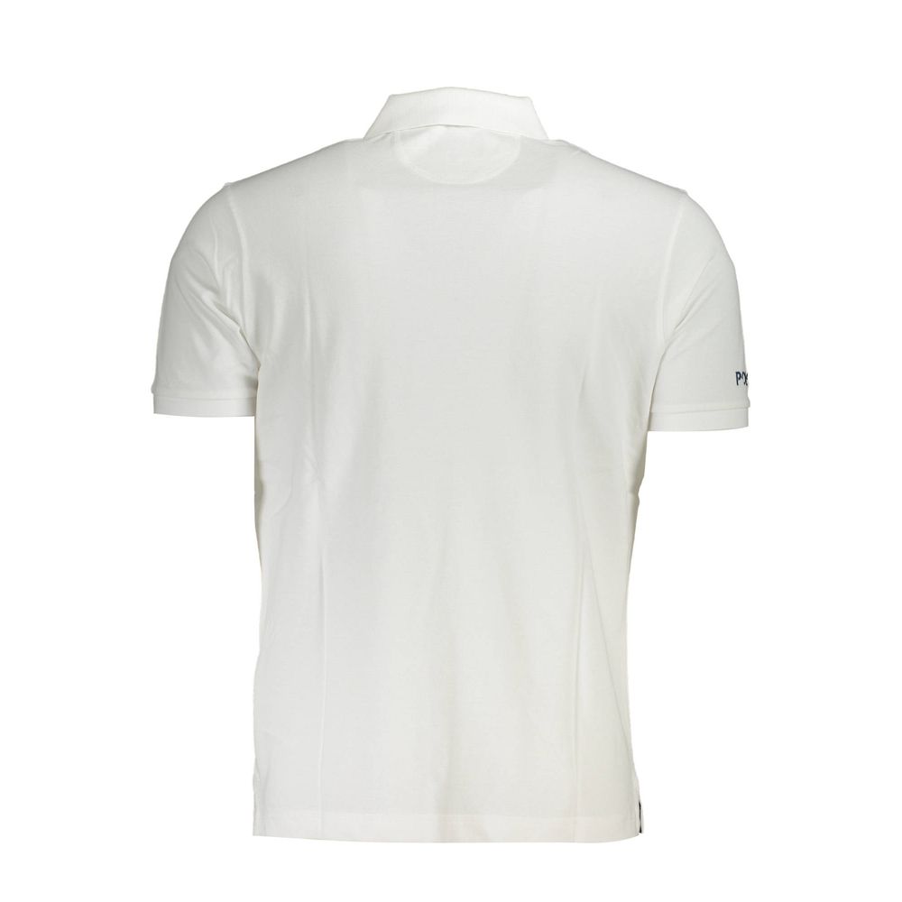 La Martina White Cotton Polo Shirt