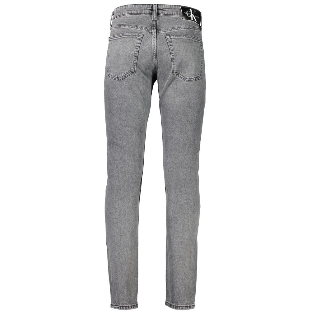 Calvin Klein Gray Cotton Jeans Denim