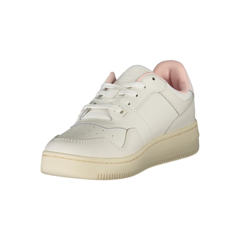 Tommy Hilfiger White Polyester Sneaker