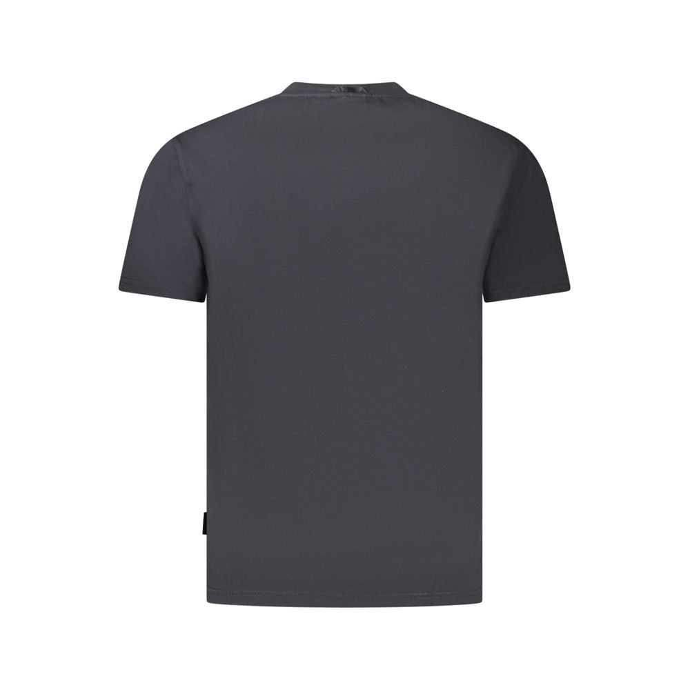 Napapijri Black Cotton T-Shirt