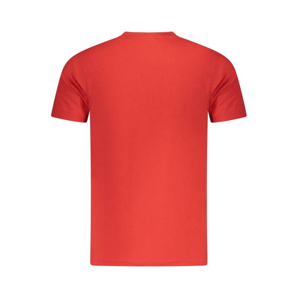 Cavalli Class Red Cotton T-Shirt