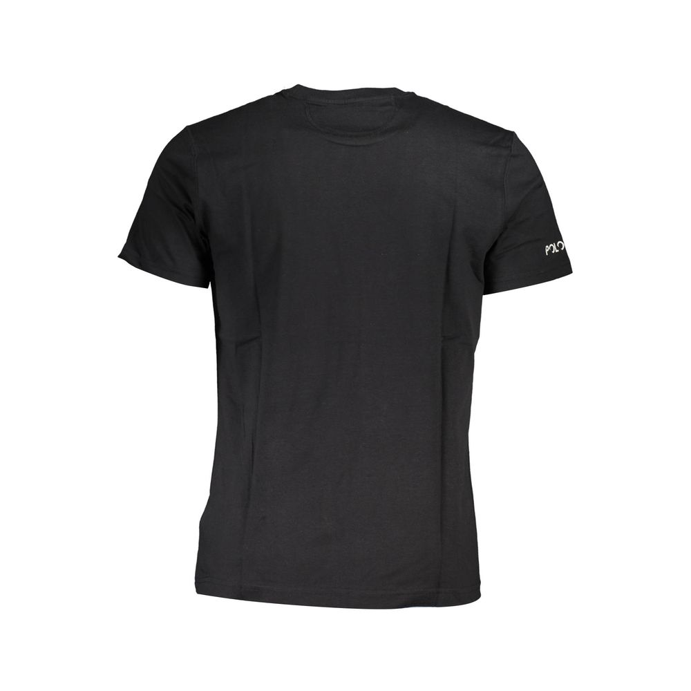 La Martina Black Cotton T-Shirt