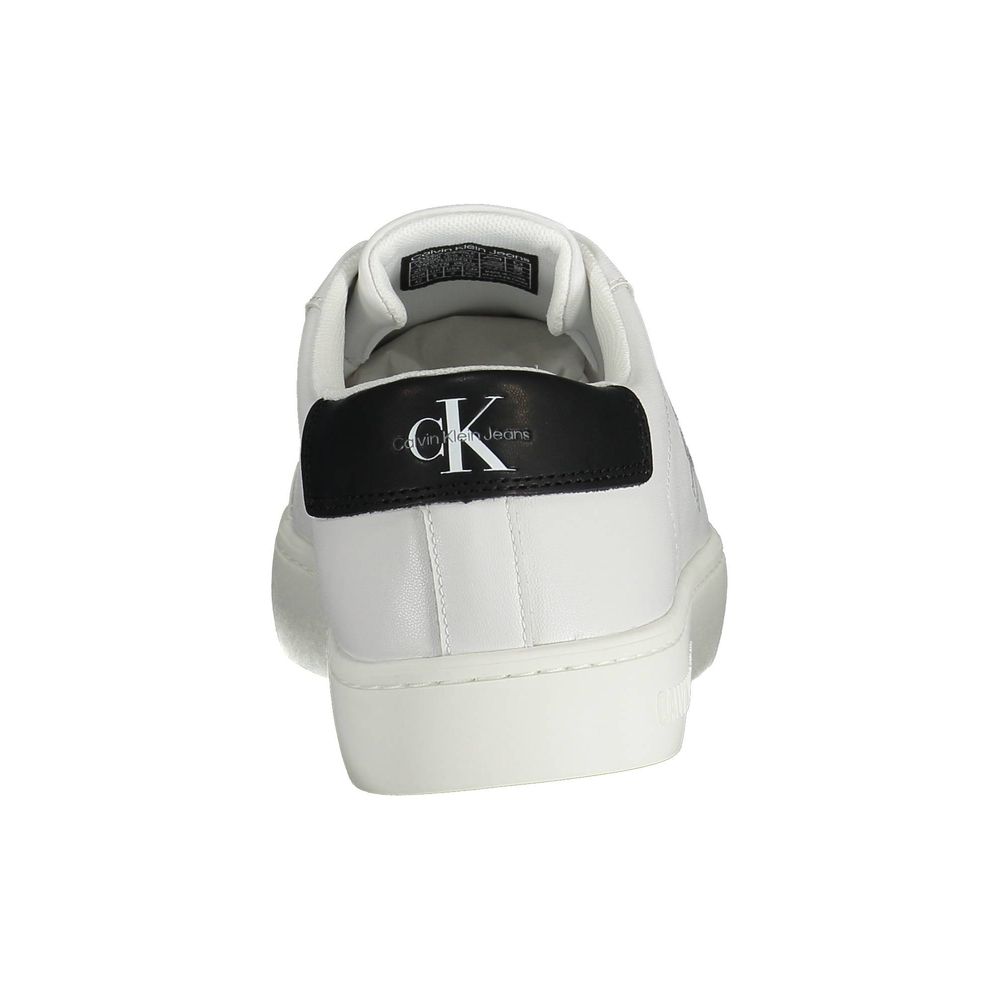 Calvin Klein White Polyester Sneaker