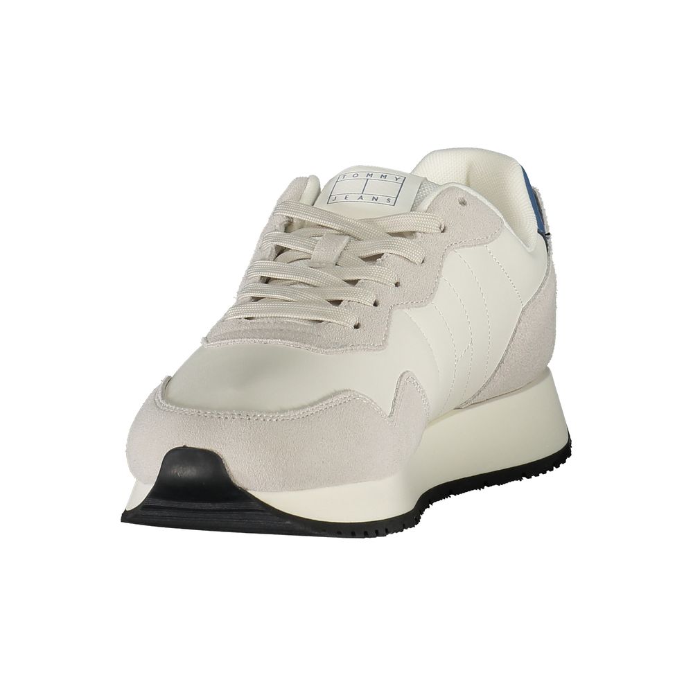 Tommy Hilfiger White Polyester Sneaker