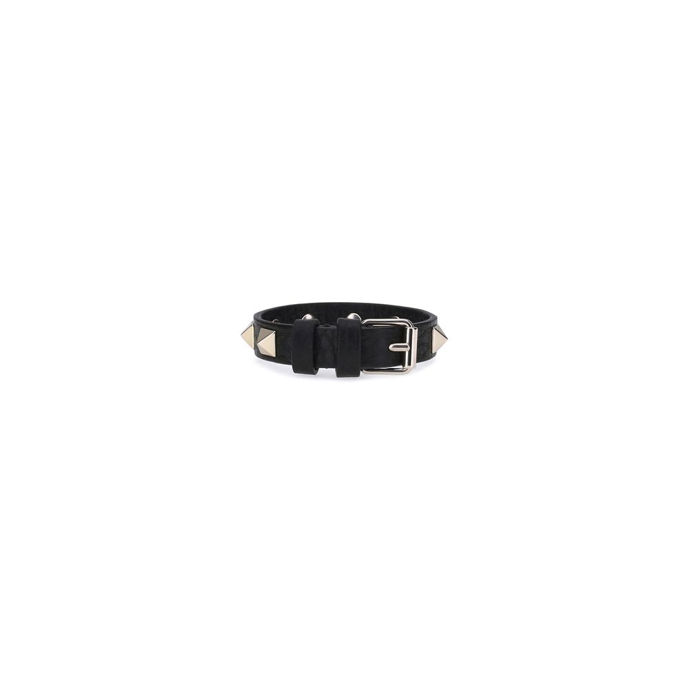 Valentino Garavani Black Metal Bracelet