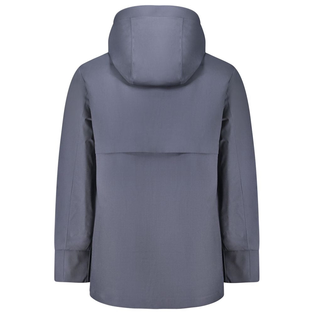 K-WAY Blue Wool Jackets & Coat