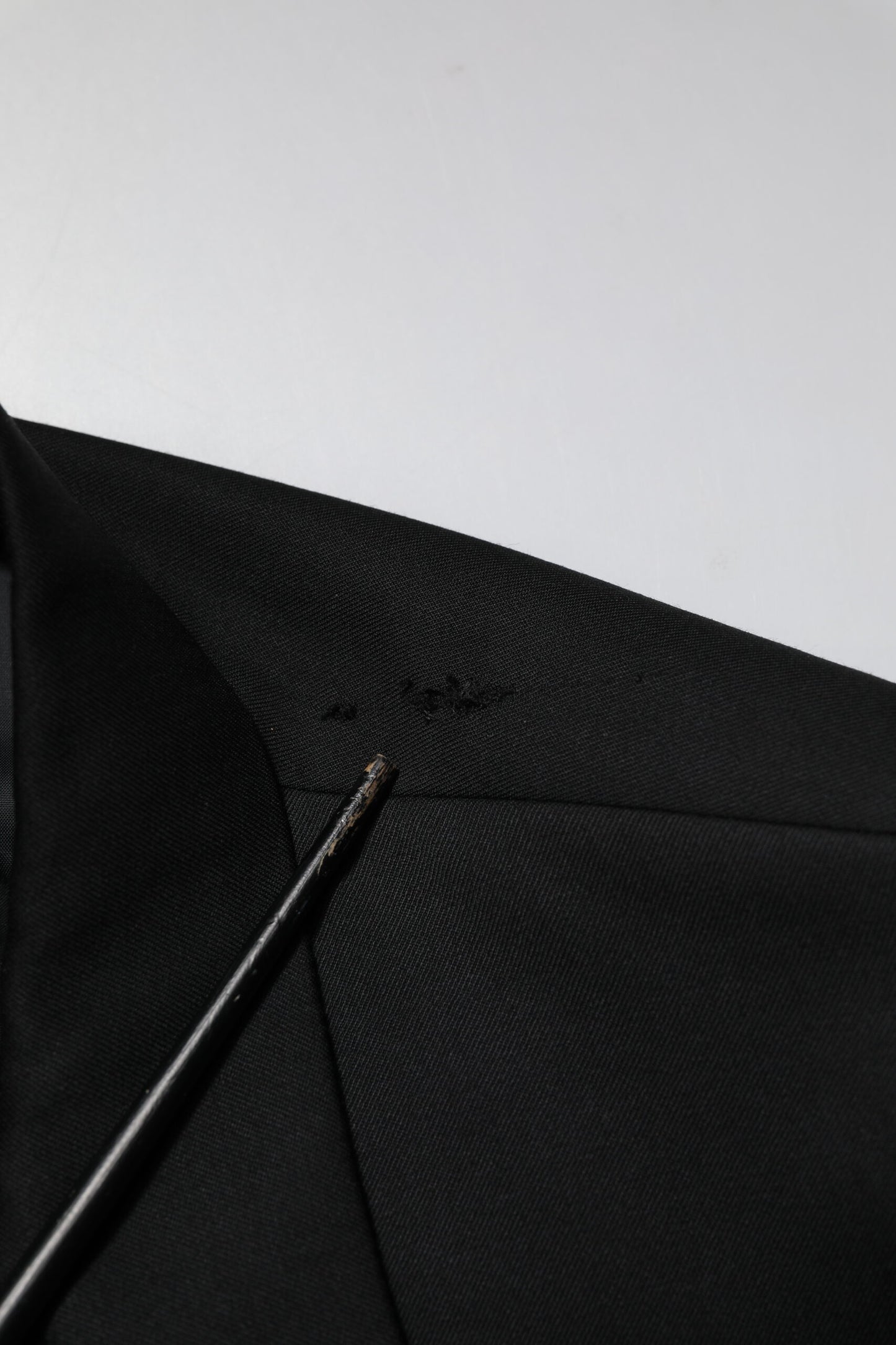 Emporio Armani Black Double Breasted Men Jacket Suit Blazer